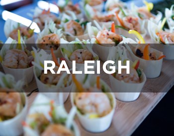 Raleigh, photo of multiple shrimp salad cups